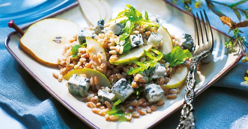 Insalata di farro pere e Gorgonzola DOP