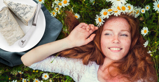 Gorgonzola in springtime and the mood cheers up