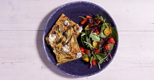 chickpeas and gorgonzola