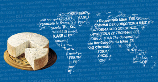 gorgonzola e mappamondo